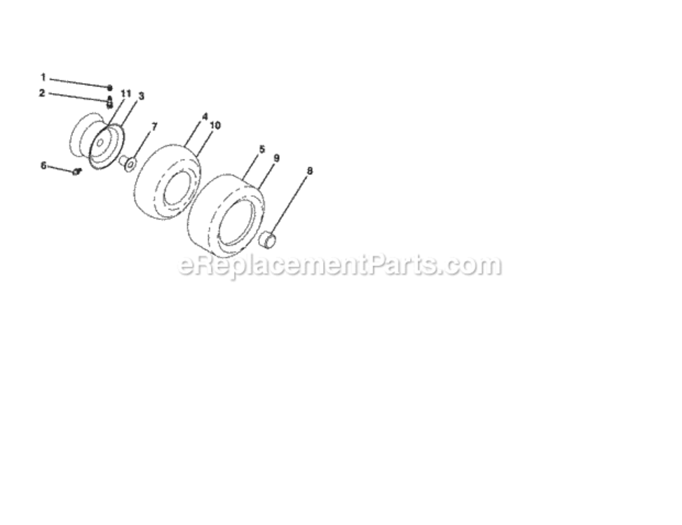 Page H Diagram and Parts List for 917288280  Craftsman Lawn Tractor