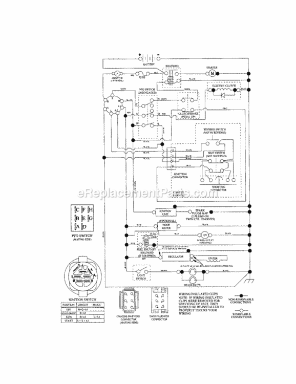 Page K Diagram and Parts List for 917288320  Craftsman Lawn Tractor