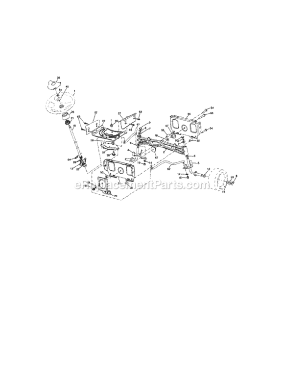 Page G Diagram and Parts List for 917288341  Craftsman Lawn Tractor