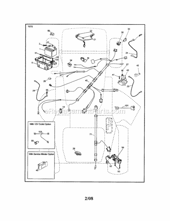 Page A Diagram and Parts List for 917288450  Craftsman Lawn Tractor