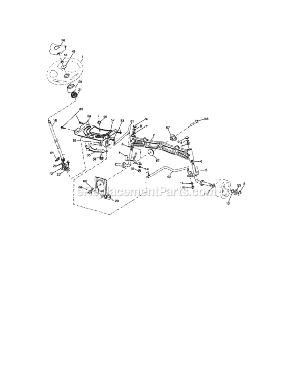 Page C Diagram and Parts List for 917288461  Craftsman Lawn Tractor