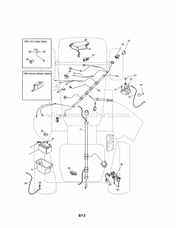 Page A Diagram and Parts List for 917288510  Craftsman Lawn Tractor