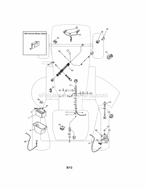 Page A Diagram and Parts List for 917288533  Craftsman Lawn Tractor
