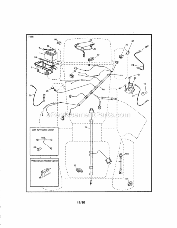 Page A Diagram and Parts List for 917288562  Craftsman Lawn Tractor