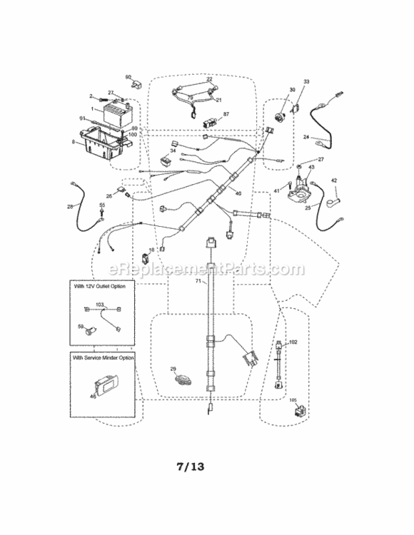 Page A Diagram and Parts List for 917288573  Craftsman Lawn Tractor