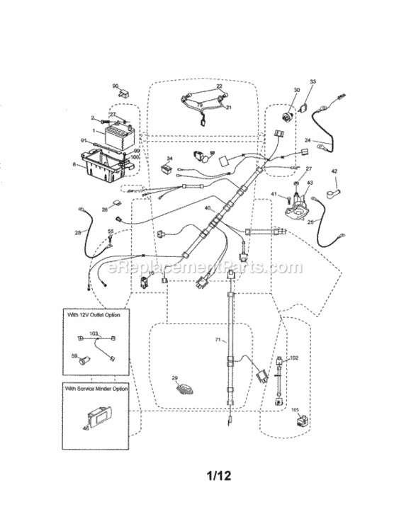 Page A Diagram and Parts List for 917288582  Craftsman Lawn Tractor