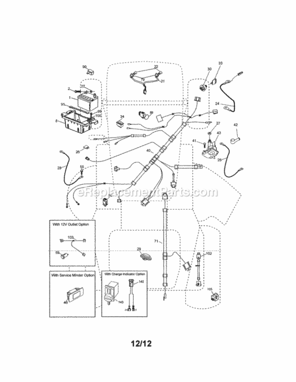 Page A Diagram and Parts List for 917288583  Craftsman Lawn Tractor