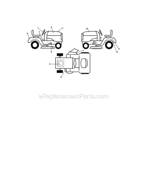 Page I Diagram and Parts List for 917288620  Craftsman Lawn Tractor