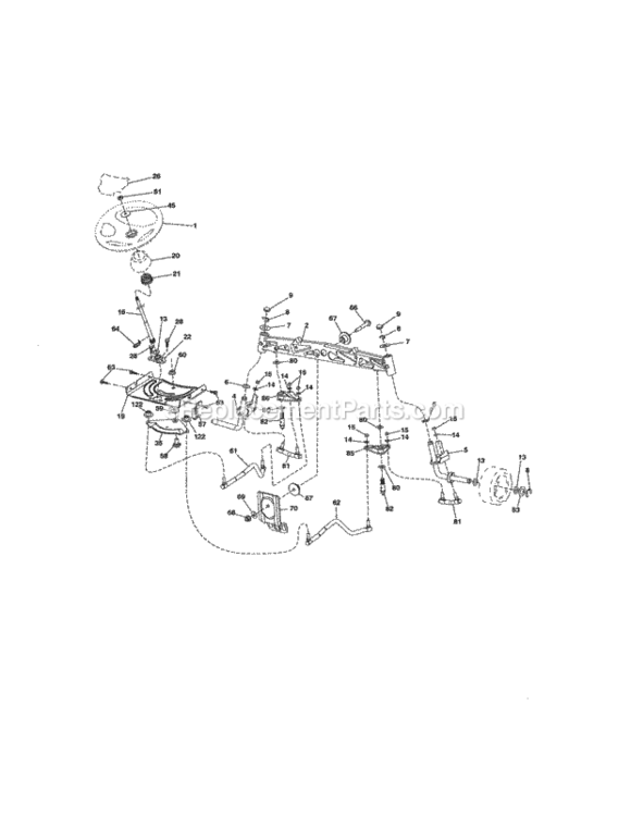 Page D Diagram and Parts List for 917288631  Craftsman Lawn Tractor