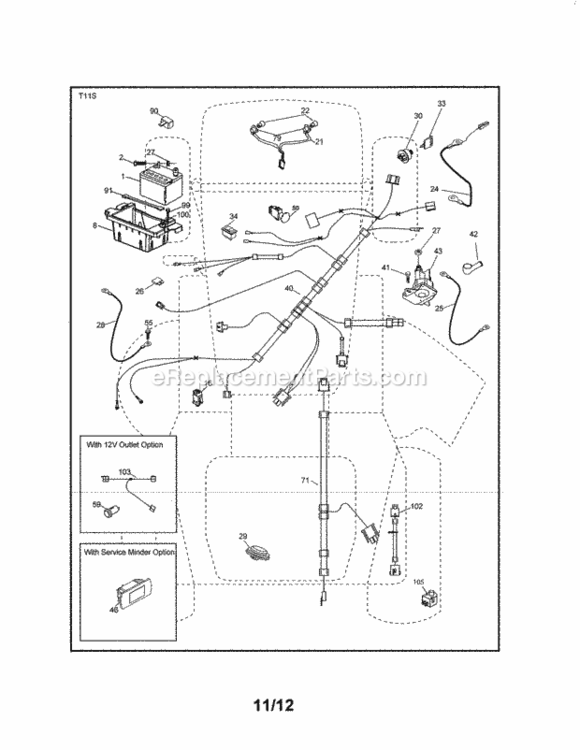 Page A Diagram and Parts List for 917288632  Craftsman Lawn Tractor