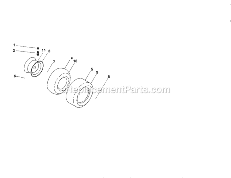 Page J Diagram and Parts List for 917288663  Craftsman Lawn Tractor