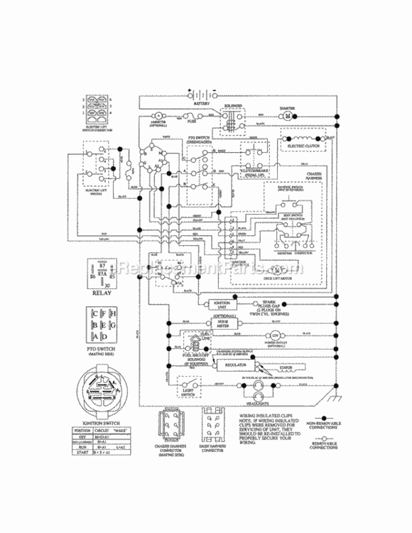 Page K Diagram and Parts List for 917288720  Craftsman Lawn Tractor