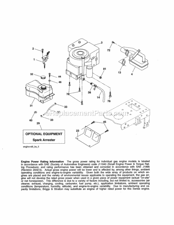 Page D Diagram and Parts List for 917289032  Craftsman Lawn Tractor