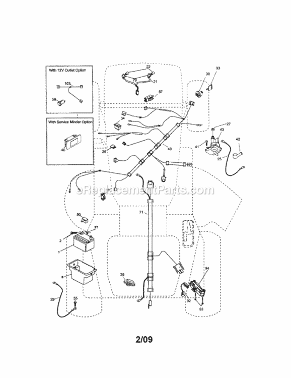 Page A Diagram and Parts List for 917289101  Craftsman Lawn Tractor