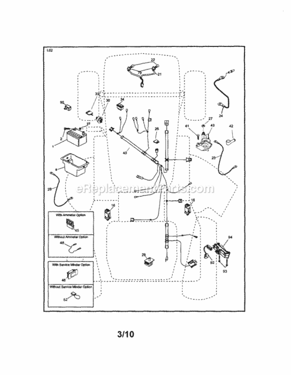 Page A Diagram and Parts List for 917289130  Craftsman Lawn Tractor