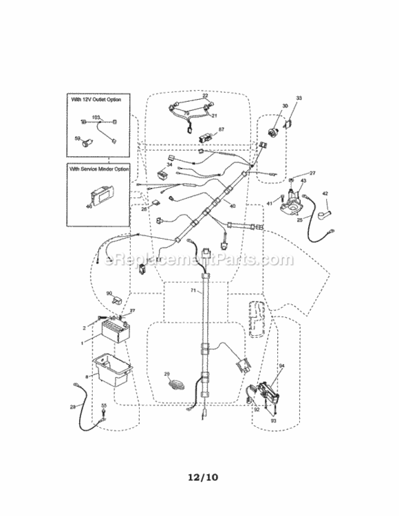 Page A Diagram and Parts List for 917289223  Craftsman Lawn Tractor