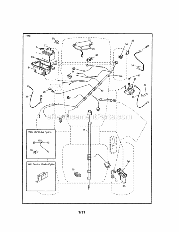 Page A Diagram and Parts List for 917289254  Craftsman Lawn Tractor