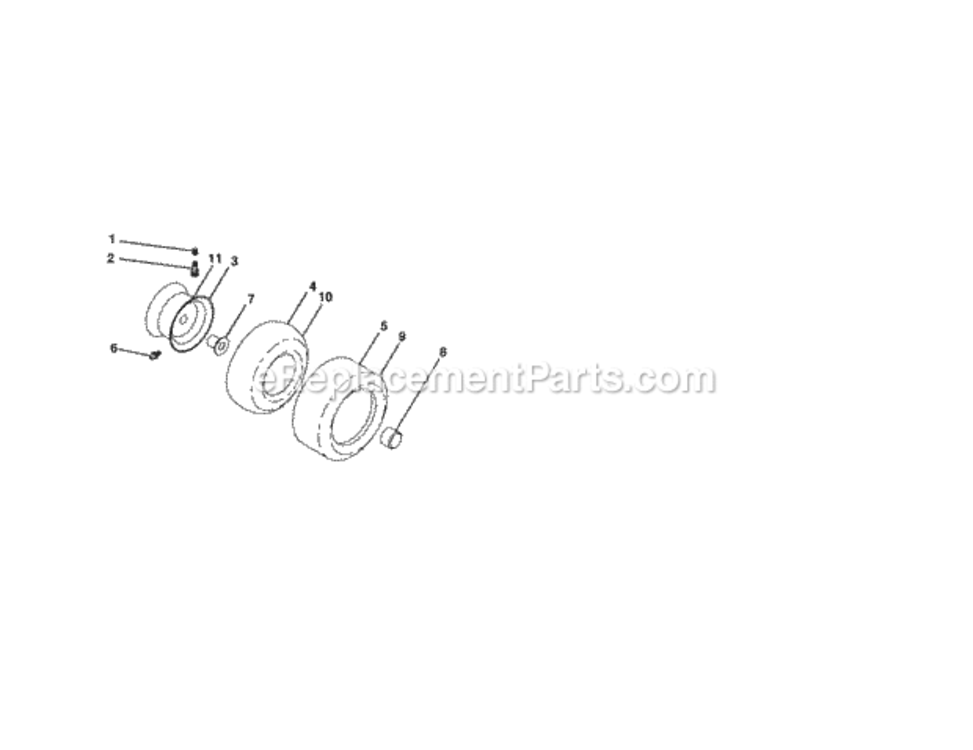 Page G Diagram and Parts List for 917289342  Craftsman Lawn Tractor
