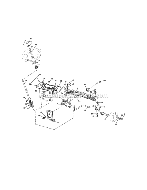 Page F Diagram and Parts List for 917289451  Craftsman Lawn Tractor