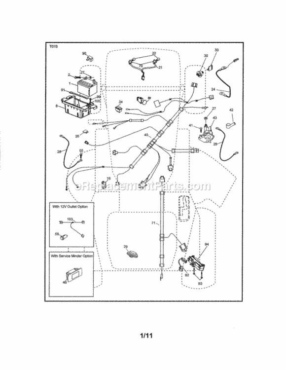 Page A Diagram and Parts List for 917289453  Craftsman Lawn Tractor