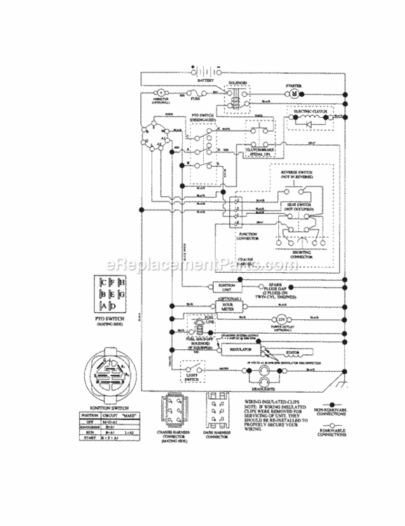 Page K Diagram and Parts List for 917289472  Craftsman Lawn Tractor