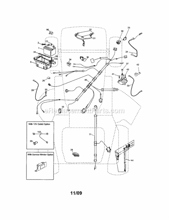 Page A Diagram and Parts List for 917289480  Craftsman Lawn Tractor