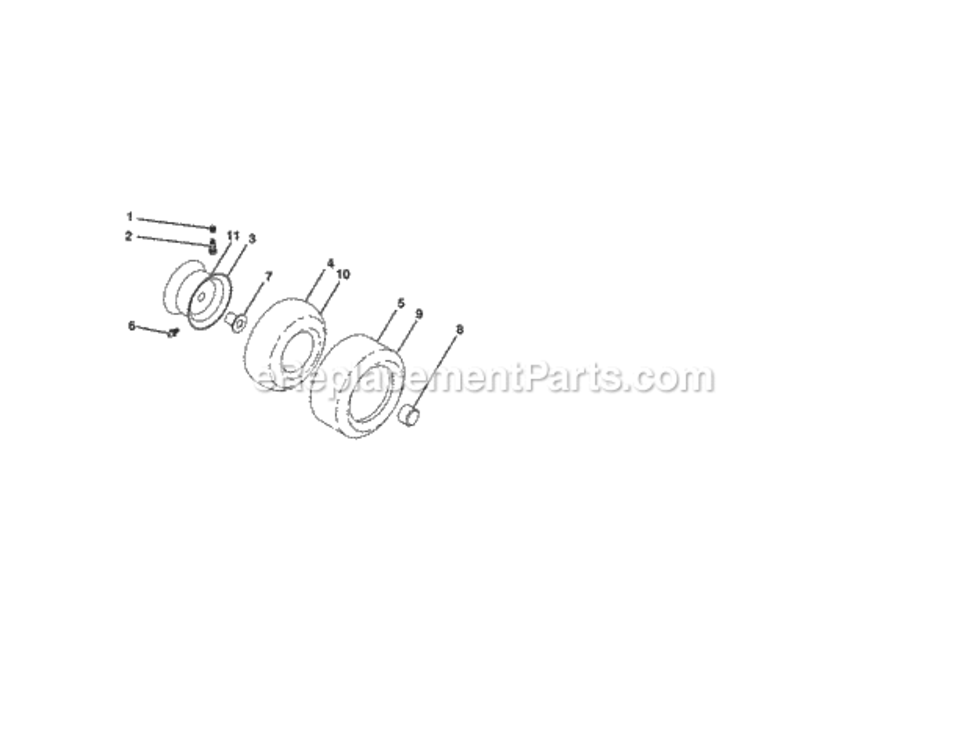 Page I Diagram and Parts List for 917289551  Craftsman Lawn Tractor