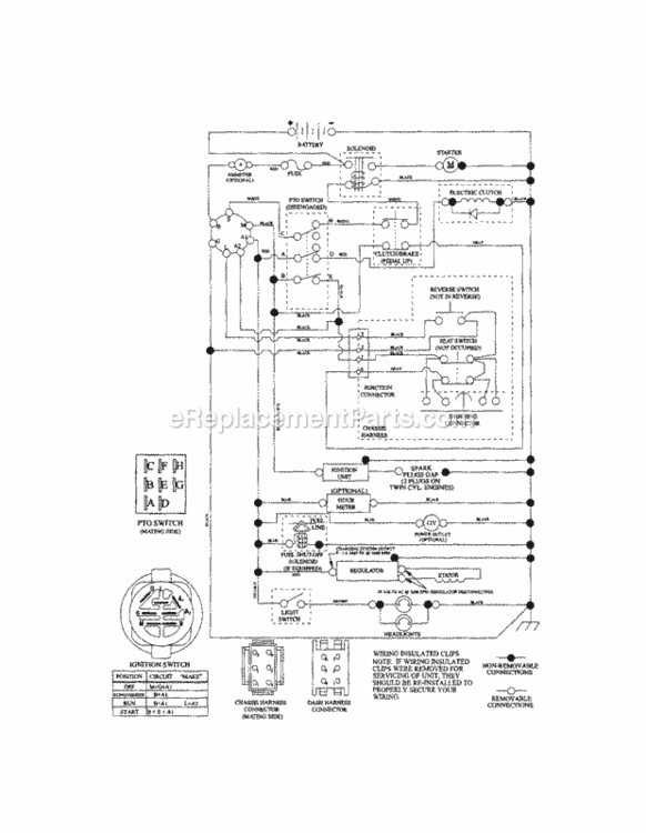 Page K Diagram and Parts List for 917289720  Craftsman Lawn Tractor
