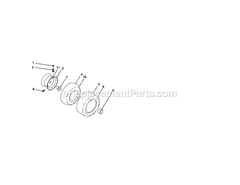 Page J Diagram and Parts List for 917289730  Craftsman Lawn Tractor