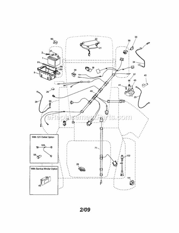 Page A Diagram and Parts List for 917289900  Craftsman Lawn Tractor