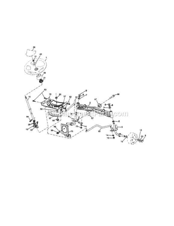 Page D Diagram and Parts List for 917289912  Craftsman Lawn Tractor