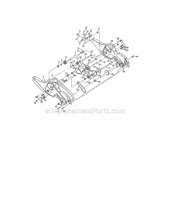 Page D Diagram and Parts List for 917290023  Craftsman Tiller