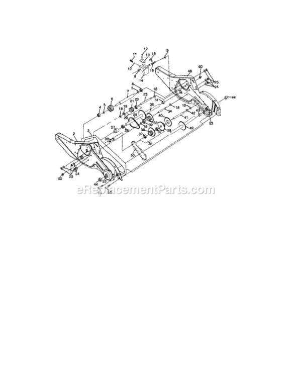 Page D Diagram and Parts List for 917290032  Craftsman Tiller