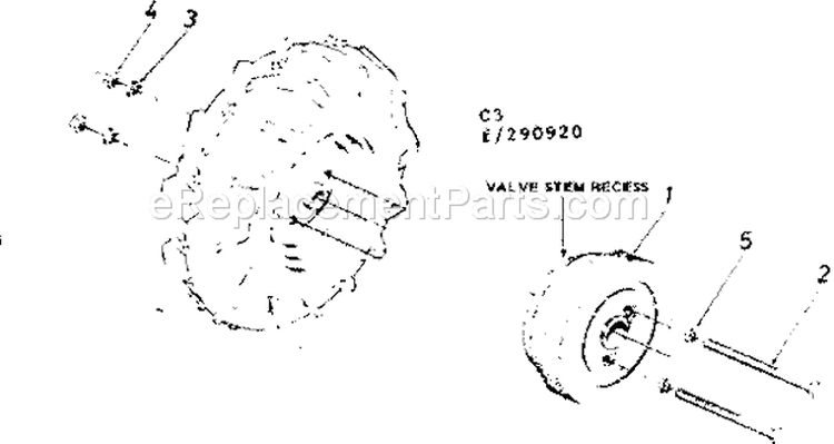 Page C Diagram and Parts List for 917290560  Craftsman Laser Level