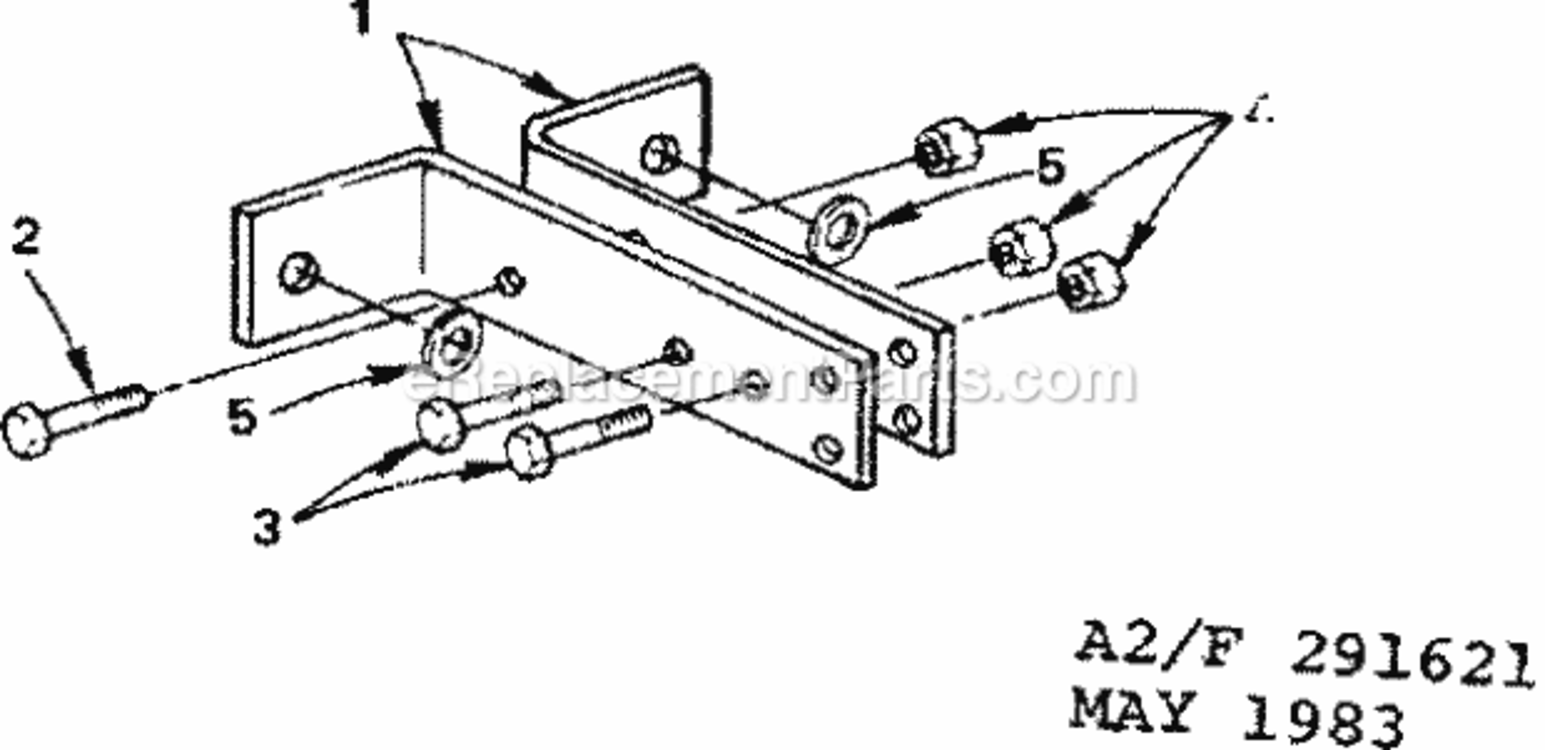 Page A Diagram and Parts List for 917291621  Craftsman Tiller