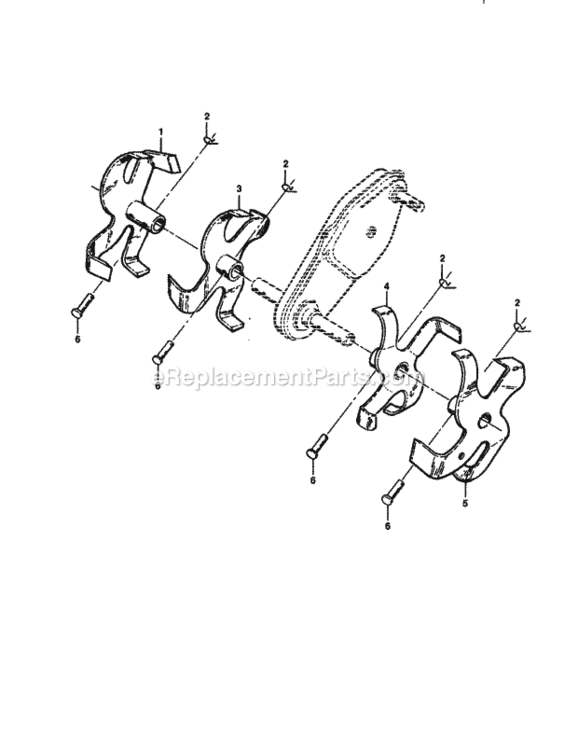 Page D Diagram and Parts List for 917292000  Craftsman Tiller