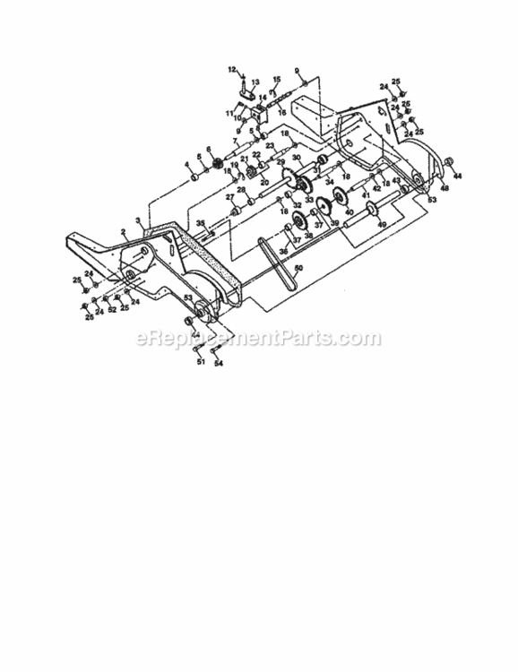 Page D Diagram and Parts List for 917292040  Craftsman Tiller