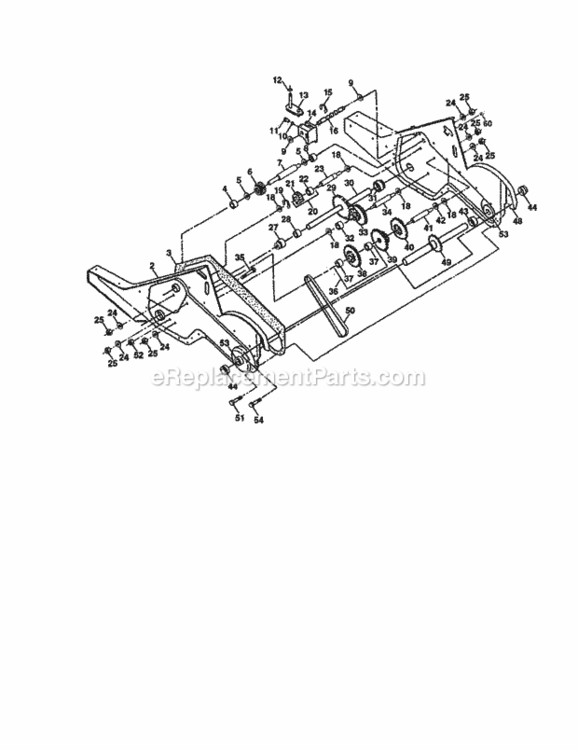 Page D Diagram and Parts List for 917292041  Craftsman Tiller