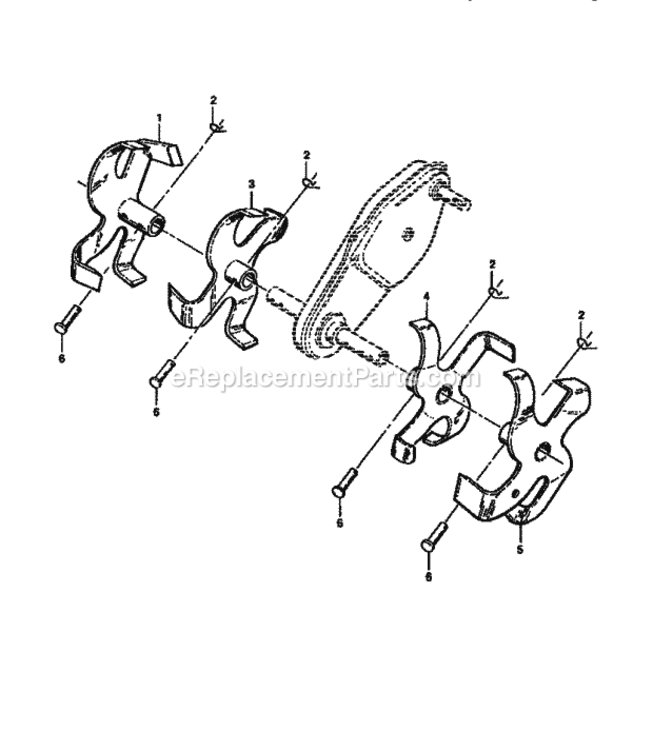 Page D Diagram and Parts List for 917292200  Craftsman Tiller
