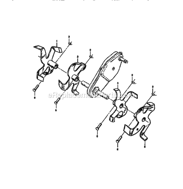 Page D Diagram and Parts List for 917292302  Craftsman Tiller