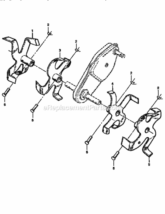 Page D Diagram and Parts List for 917292350  Craftsman Tiller