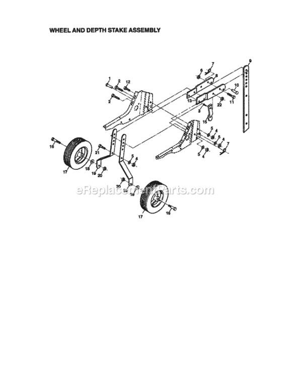 Page C Diagram and Parts List for 917292381  Craftsman Tiller
