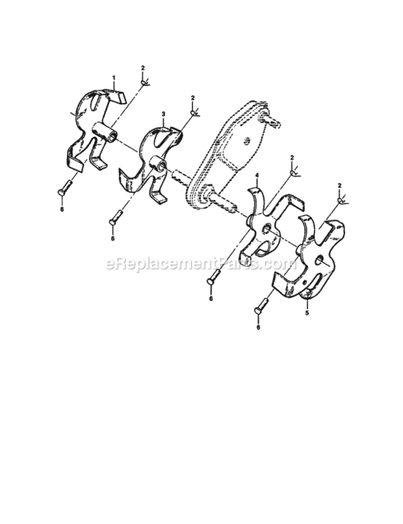 Page D Diagram and Parts List for 917292392  Craftsman Tiller