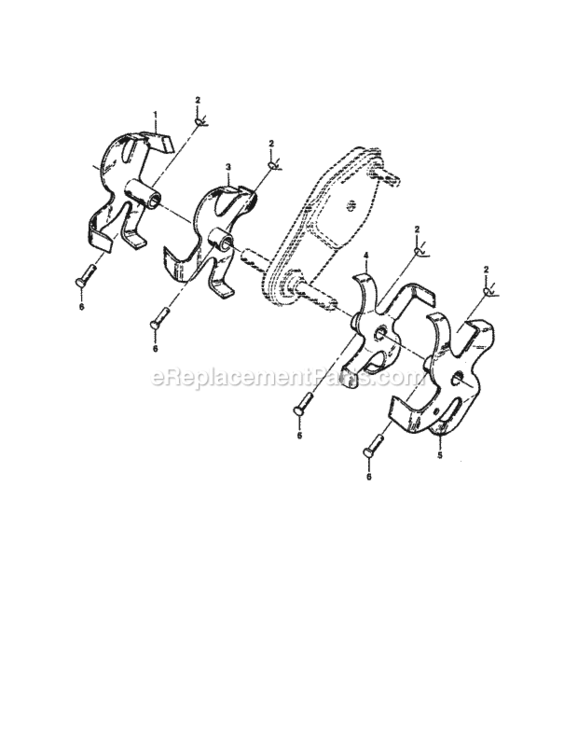 Page D Diagram and Parts List for 917292394  Craftsman Tiller