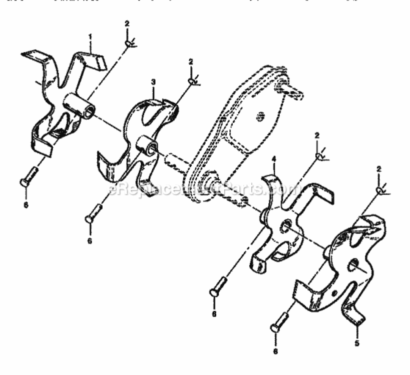 Page D Diagram and Parts List for 917292400  Craftsman Tiller