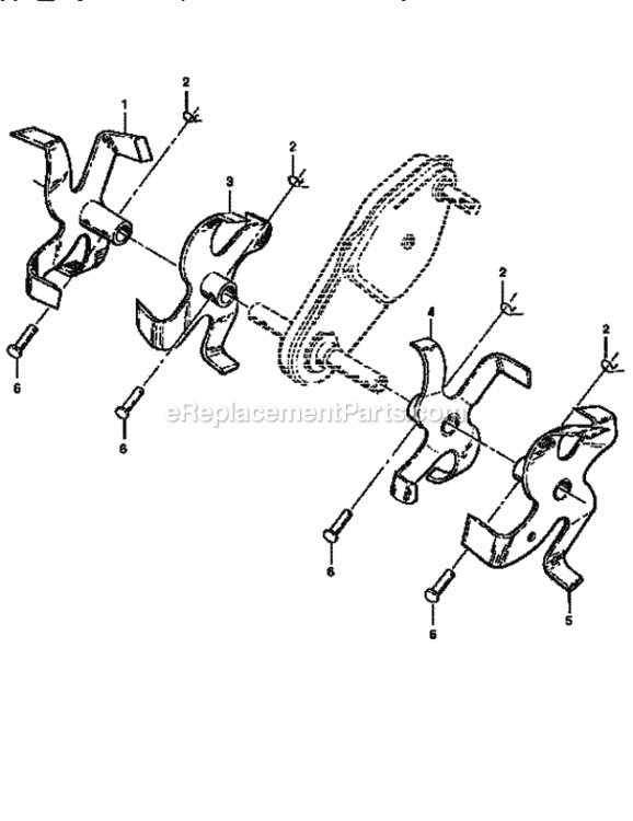 Page D Diagram and Parts List for 917292450  Craftsman Tiller