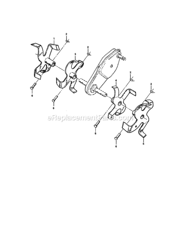 Page D Diagram and Parts List for 917292481  Craftsman Tiller