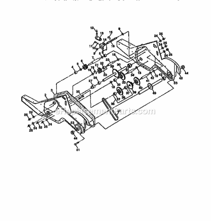 Page D Diagram and Parts List for 917293200  Craftsman Tiller