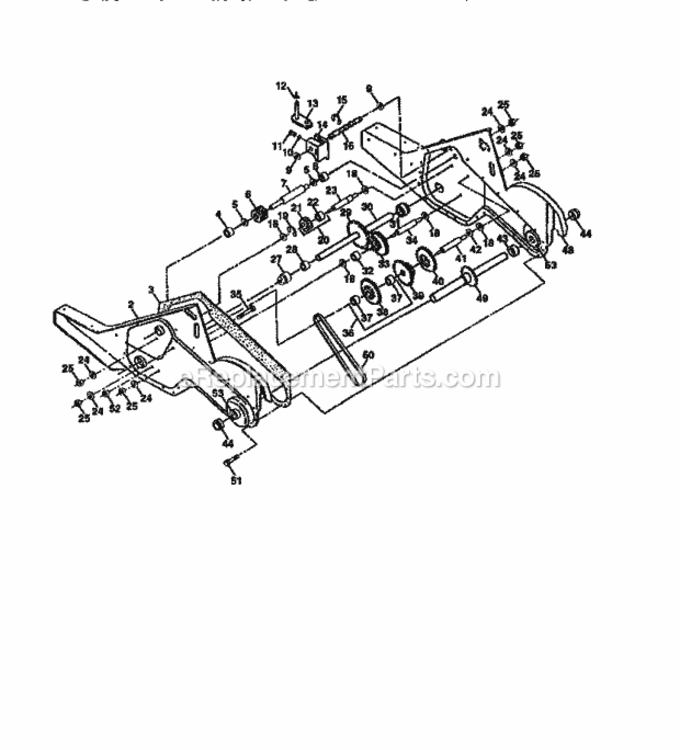 Page D Diagram and Parts List for 917293201  Craftsman Tiller