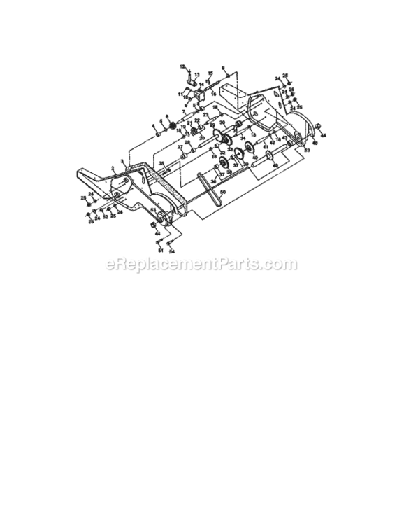 Page D Diagram and Parts List for 917293202  Craftsman Tiller